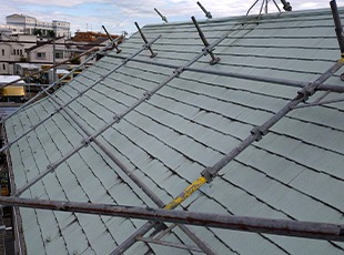 東京都江戸川区一般住宅の屋根塗装施工前