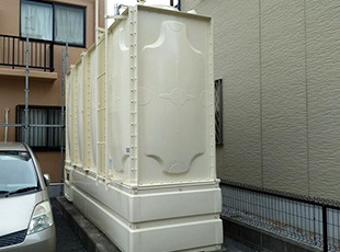 埼玉県吉川市アパート受水槽の施工後状態