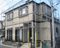 外壁塗装：セラミシリコン
屋根塗装：なし
施工地域：東京都狛江市