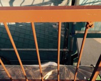 東京都荒川区の階段・手摺塗装工事の施工事例