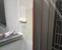 東京都荒川区の外壁塗装・鉄骨階段錆止め塗装工事の施工事例