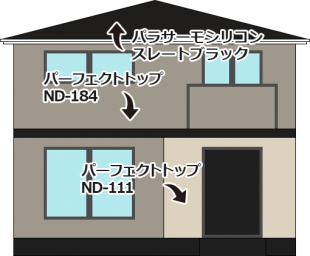 東京都足立区六木の外壁塗装・屋根塗装工事の施工事例（20150067）