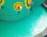 神奈川県横浜市幼稚園の手洗い場塗装工事の施工事例