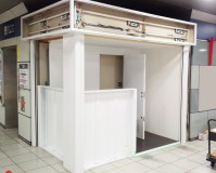 埼玉県越谷市駅構内の鉄部塗装工事の施工事例