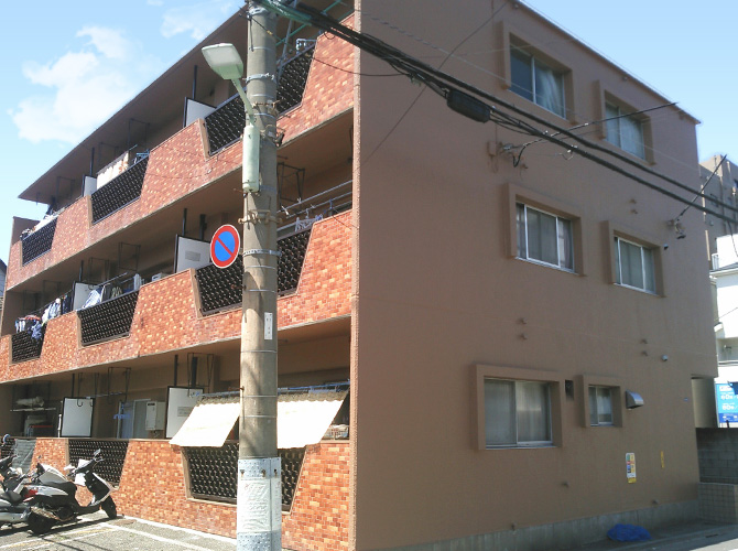 大田区のマンションの外壁塗装・修繕工事の施工事例