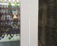 東京都品川区戸建て住宅の鉄柱塗装工事の施工事例