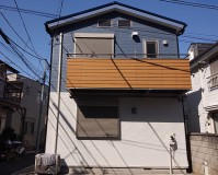 東京都渋谷区2階建住宅の外壁塗装・屋根塗装工事の施工事例