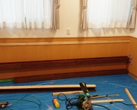 東京都足立区保育園本棚造作工事の施工事例
