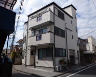 東京都足立区３階建住宅の外壁塗装施工事例（20200324）