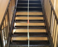 東京都杉並区アパートの鉄骨階段サビ止め塗装工事の施工事例（2020/06/12）