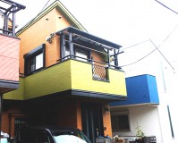 東京都中野区２階建住宅の外壁塗装・屋根塗装施工事例(2021,06,30）