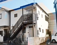 神奈川県横浜市アパートの外壁塗装工事の施工事例（2021.1104）