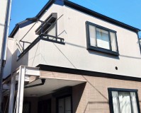 千葉県市川市２階建住宅外壁塗装の施工事例(2022/０６/27)