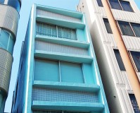 東京都文京区テナントビルの外壁塗装ブランコ作業の施工事例（2024/04/05）