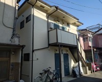 東京都北区滝野川アパートの外壁塗装と屋根塗装の施工後
