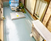東京都足立区マンションベランダのウレタン防水工事の施工事例（2026/02/19）