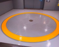 東京都中央区立体駐車場ターンテーブル塗装工事の施工事例(2026/05/09)