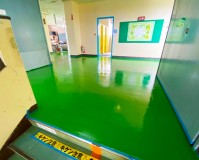 埼玉県小学校内廊下の塗床施工事例(2026/04/16)