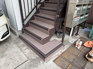 横浜市マンション タキステップ1階施工後