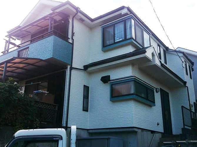 神奈川県横浜市の外壁塗装・屋根塗装工事の施工後