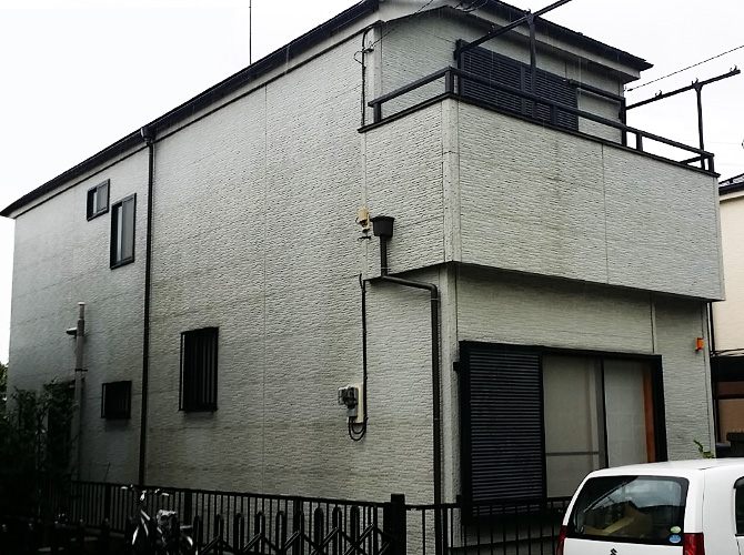 東京都足立区の外壁塗装・屋根塗装工事の施工前