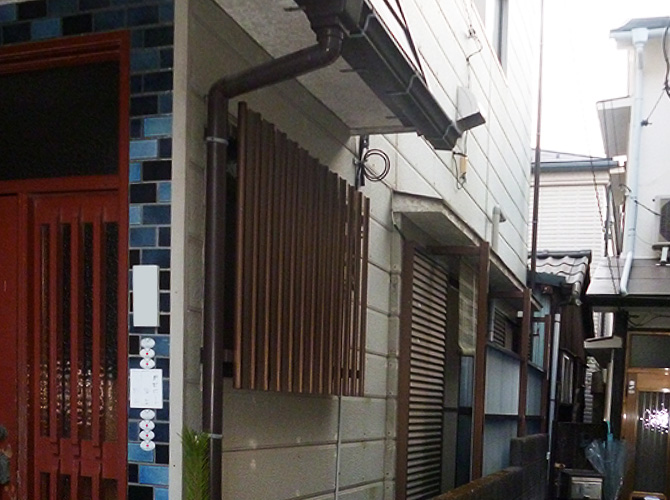 東京都渋谷区の外壁塗装・屋根塗装工事の施工前