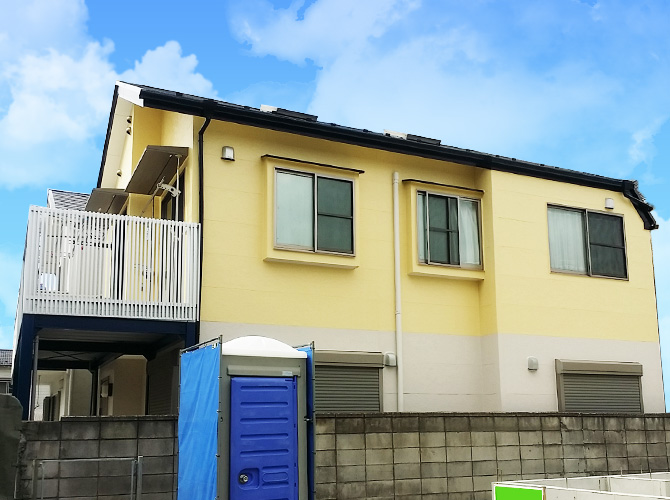 東京都江戸川区の外壁塗装・屋根塗装工事の施工後