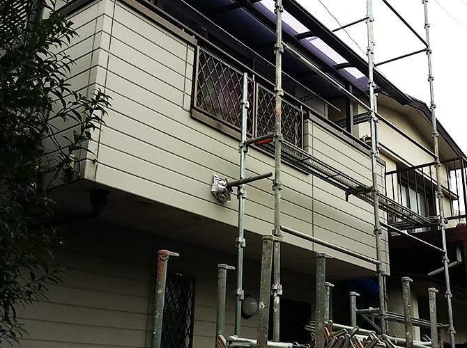 東京都板橋区の外壁塗装・屋根塗装工事の施工前