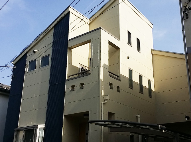 東京都足立区保木間の外壁塗装・屋根塗装工事の施工後