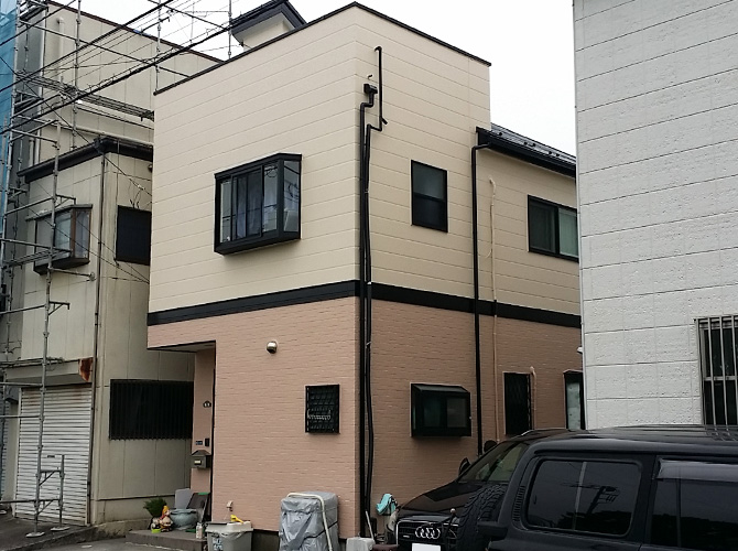 東京都葛飾区の外壁塗装・屋根塗装工事の施工後
