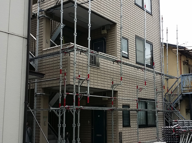 東京都足立区保木間の外壁塗装・屋根塗装工事の施工前