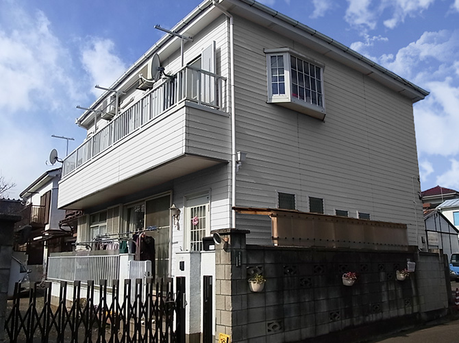 東京都足立区扇の外壁塗装・屋根塗装工事の施工前