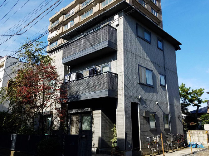 東京都足立区戸建住宅の外壁塗装・屋根塗装工事の施工前