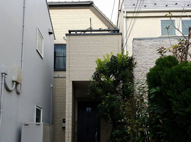 東京都世田谷区戸建住宅の外壁塗装・屋根塗装工事の施工前