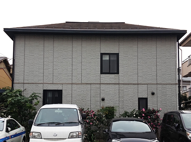 東京都足立区綾瀬住宅の外壁塗装・屋根塗装工事の施工前