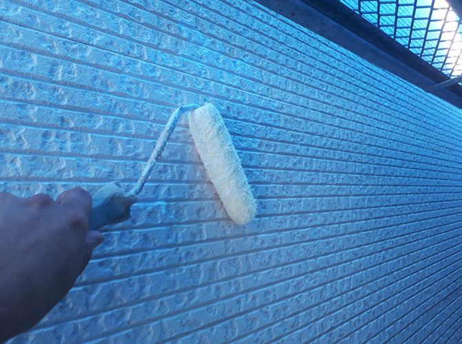 外壁塗装の下塗り
