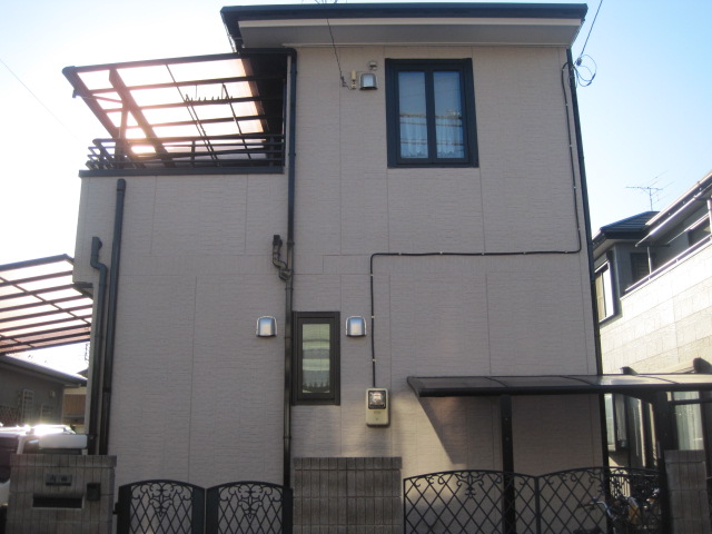 目黒区原町で行った外壁塗装・屋根塗装の施工後の写真