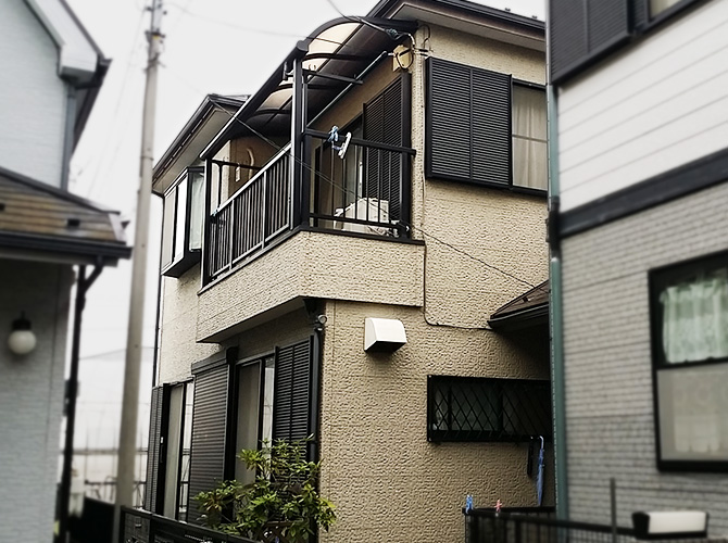 外壁塗装後のマンション・アパートの外観