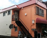 東京都杉並区アパートの外壁塗装・屋根塗装工事の施工事例