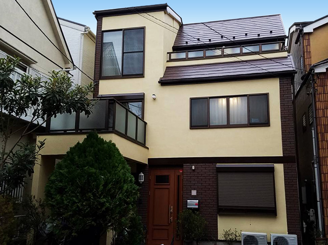 文京区の戸建住宅の外壁塗装・屋根塗装工事の施工事例|外壁塗装ラボ