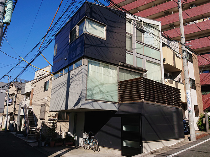 文京区の3階建住宅の外壁塗装・外壁張替工事の施工事例｜外壁塗装ラボ