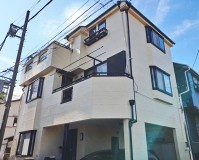 東京都練馬区3階建住宅の外壁塗装・屋根塗装工事の施工事例