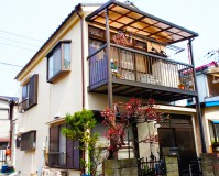 東京都足立区住宅の外壁塗装・鉄部塗装工事の施工事例（2022/03/11）