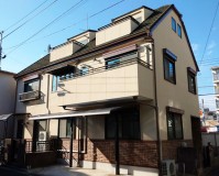 東京都北区一般住宅建の外壁塗装の施工事例（2023/04/05）