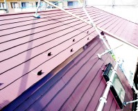 東京都足立区一般住宅の屋根塗装工事の施工事例（202３/07/06）