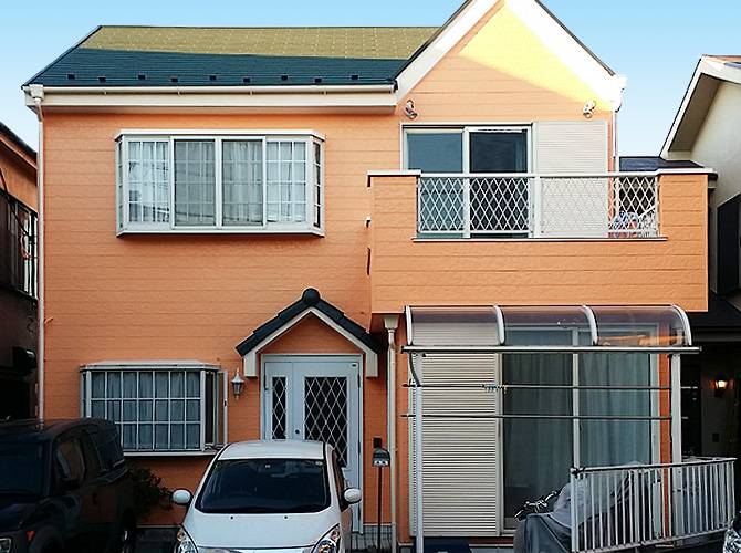 埼玉県八潮市の外壁塗装・屋根葺き替え工事の施工事例